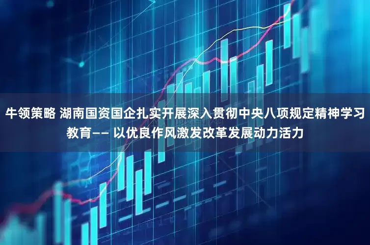 牛领策略 湖南国资国企扎实开展深入贯彻中央八项规定精神学习教育—— 以优良作风激发改革发展动力活力