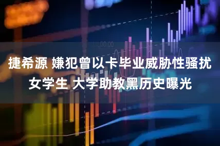 捷希源 嫌犯曾以卡毕业威胁性骚扰女学生 大学助教黑历史曝光